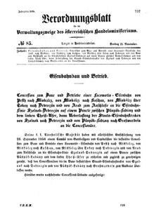 Verordnungsblatt für die Verwaltungszweige des österreichischen Handelsministeriums 18561121 Seite: 1