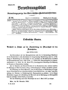 Verordnungsblatt für die Verwaltungszweige des österreichischen Handelsministeriums 18561213 Seite: 1