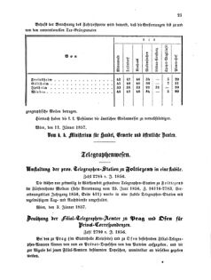 Verordnungsblatt für die Verwaltungszweige des österreichischen Handelsministeriums 18570117 Seite: 3