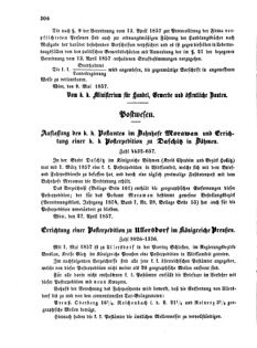 Verordnungsblatt für die Verwaltungszweige des österreichischen Handelsministeriums 18570519 Seite: 2