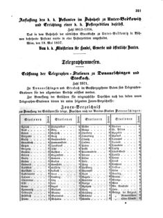 Verordnungsblatt für die Verwaltungszweige des österreichischen Handelsministeriums 18570525 Seite: 3