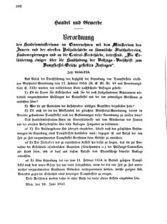 Verordnungsblatt für die Verwaltungszweige des österreichischen Handelsministeriums 18570711 Seite: 2