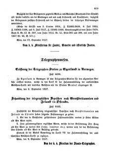 Verordnungsblatt für die Verwaltungszweige des österreichischen Handelsministeriums 18570919 Seite: 5