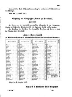 Verordnungsblatt für die Verwaltungszweige des österreichischen Handelsministeriums 18571012 Seite: 5