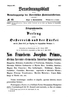 Verordnungsblatt für die Verwaltungszweige des österreichischen Handelsministeriums 18571021 Seite: 1