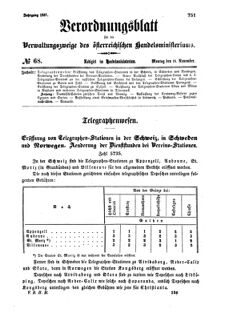 Verordnungsblatt für die Verwaltungszweige des österreichischen Handelsministeriums 18571116 Seite: 1