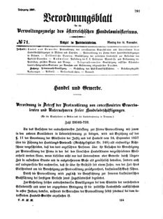 Verordnungsblatt für die Verwaltungszweige des österreichischen Handelsministeriums