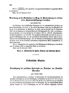 Verordnungsblatt für die Verwaltungszweige des österreichischen Handelsministeriums 18571130 Seite: 2