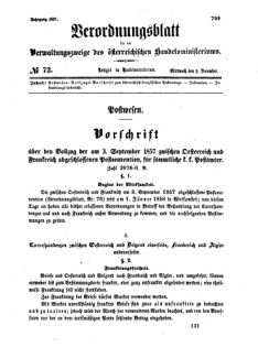 Verordnungsblatt für die Verwaltungszweige des österreichischen Handelsministeriums 18571202 Seite: 1