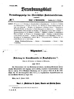 Verordnungsblatt für die Verwaltungszweige des österreichischen Handelsministeriums