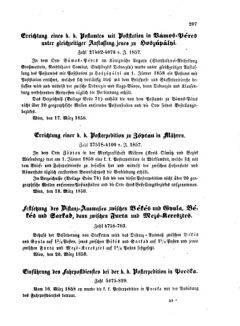 Verordnungsblatt für die Verwaltungszweige des österreichischen Handelsministeriums 18580402 Seite: 11