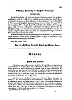 Verordnungsblatt für die Verwaltungszweige des österreichischen Handelsministeriums 18580420 Seite: 3