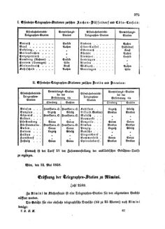 Verordnungsblatt für die Verwaltungszweige des österreichischen Handelsministeriums 18580519 Seite: 9