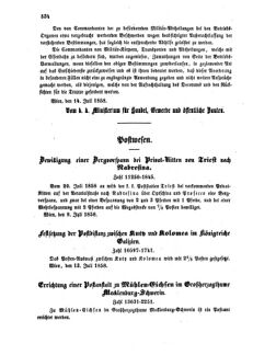 Verordnungsblatt für die Verwaltungszweige des österreichischen Handelsministeriums 18580724 Seite: 2