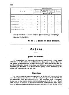 Verordnungsblatt für die Verwaltungszweige des österreichischen Handelsministeriums 18580806 Seite: 6