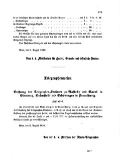 Verordnungsblatt für die Verwaltungszweige des österreichischen Handelsministeriums 18580813 Seite: 3