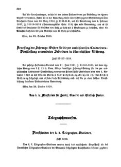 Verordnungsblatt für die Verwaltungszweige des österreichischen Handelsministeriums 18581108 Seite: 4