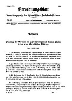 Verordnungsblatt für die Verwaltungszweige des österreichischen Handelsministeriums 18581123 Seite: 1