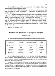 Verordnungsblatt für die Verwaltungszweige des österreichischen Handelsministeriums 18581203 Seite: 7