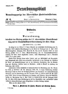 Verordnungsblatt für die Verwaltungszweige des österreichischen Handelsministeriums