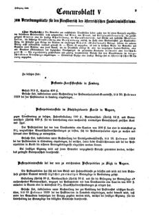 Verordnungsblatt für die Verwaltungszweige des österreichischen Handelsministeriums 18590201 Seite: 11