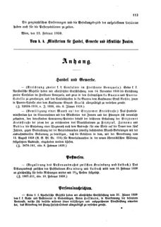 Verordnungsblatt für die Verwaltungszweige des österreichischen Handelsministeriums 18590219 Seite: 3