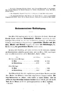 Verordnungsblatt für die Verwaltungszweige des österreichischen Handelsministeriums 18590301 Seite: 9