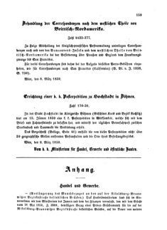 Verordnungsblatt für die Verwaltungszweige des österreichischen Handelsministeriums 18590318 Seite: 5