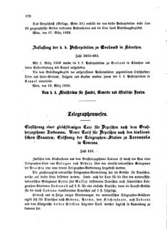 Verordnungsblatt für die Verwaltungszweige des österreichischen Handelsministeriums 18590328 Seite: 2