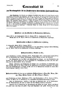 Verordnungsblatt für die Verwaltungszweige des österreichischen Handelsministeriums 18590328 Seite: 7