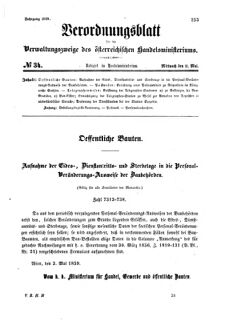 Verordnungsblatt für die Verwaltungszweige des österreichischen Handelsministeriums 18590511 Seite: 1