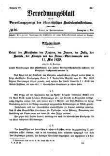 Verordnungsblatt für die Verwaltungszweige des österreichischen Handelsministeriums 18590513 Seite: 5