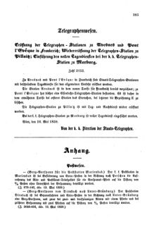 Verordnungsblatt für die Verwaltungszweige des österreichischen Handelsministeriums 18590524 Seite: 7