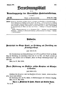 Verordnungsblatt für die Verwaltungszweige des österreichischen Handelsministeriums 18590603 Seite: 1