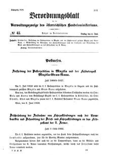 Verordnungsblatt für die Verwaltungszweige des österreichischen Handelsministeriums 18590614 Seite: 1