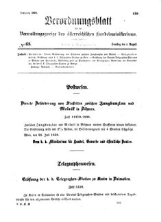 Verordnungsblatt für die Verwaltungszweige des österreichischen Handelsministeriums