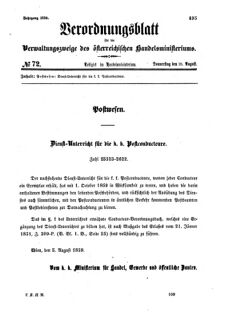 Verordnungsblatt für die Verwaltungszweige des österreichischen Handelsministeriums