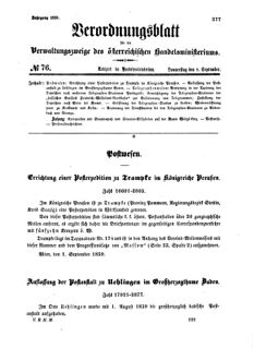 Verordnungsblatt für die Verwaltungszweige des österreichischen Handelsministeriums 18590908 Seite: 1