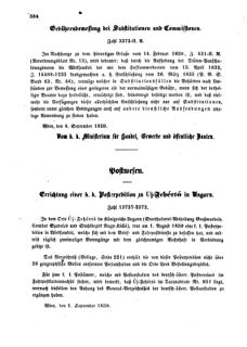 Verordnungsblatt für die Verwaltungszweige des österreichischen Handelsministeriums 18590915 Seite: 2