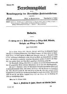 Verordnungsblatt für die Verwaltungszweige des österreichischen Handelsministeriums 18591020 Seite: 1