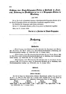 Verordnungsblatt für die Verwaltungszweige des österreichischen Handelsministeriums 18591020 Seite: 24