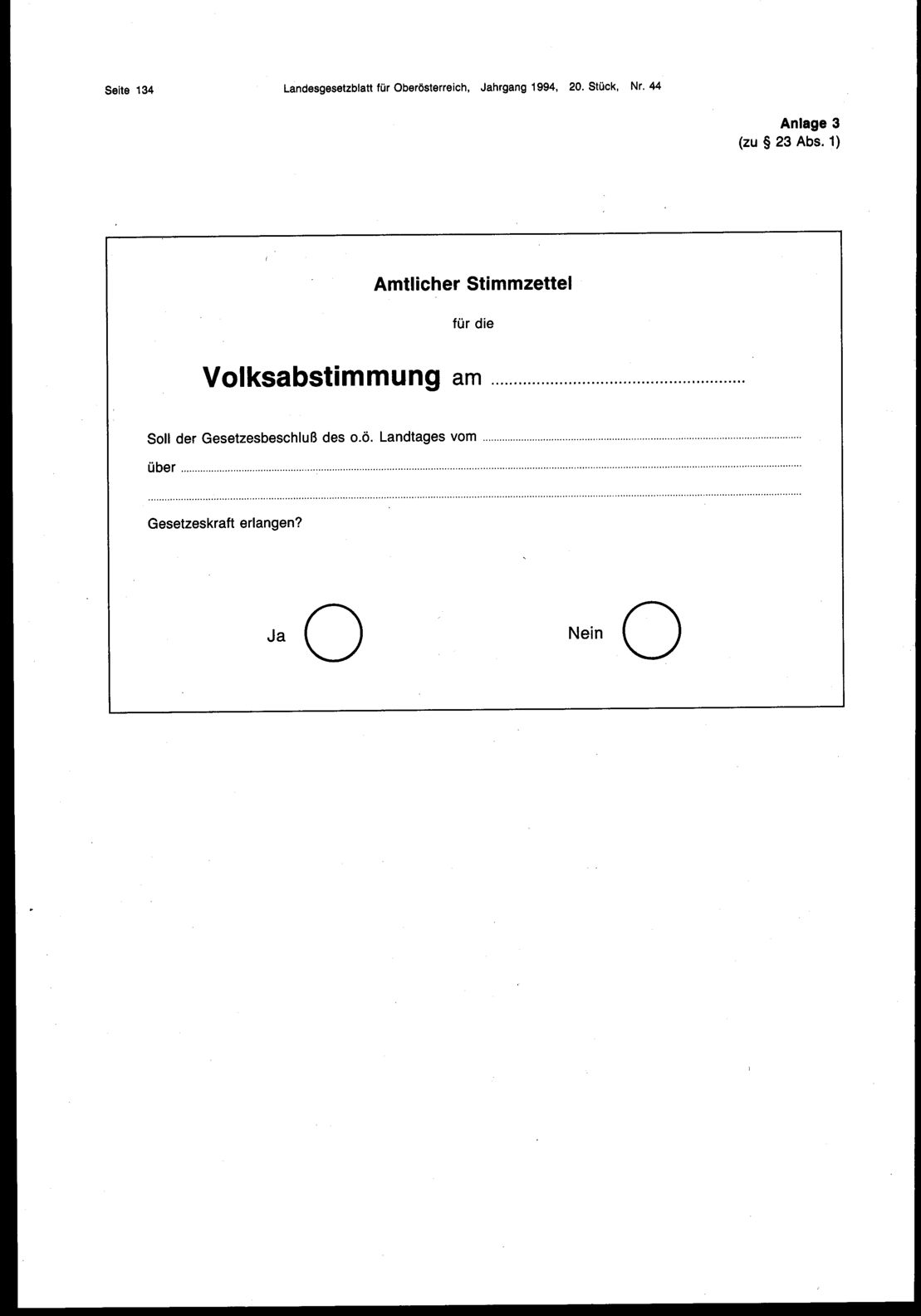 Vollanzeige