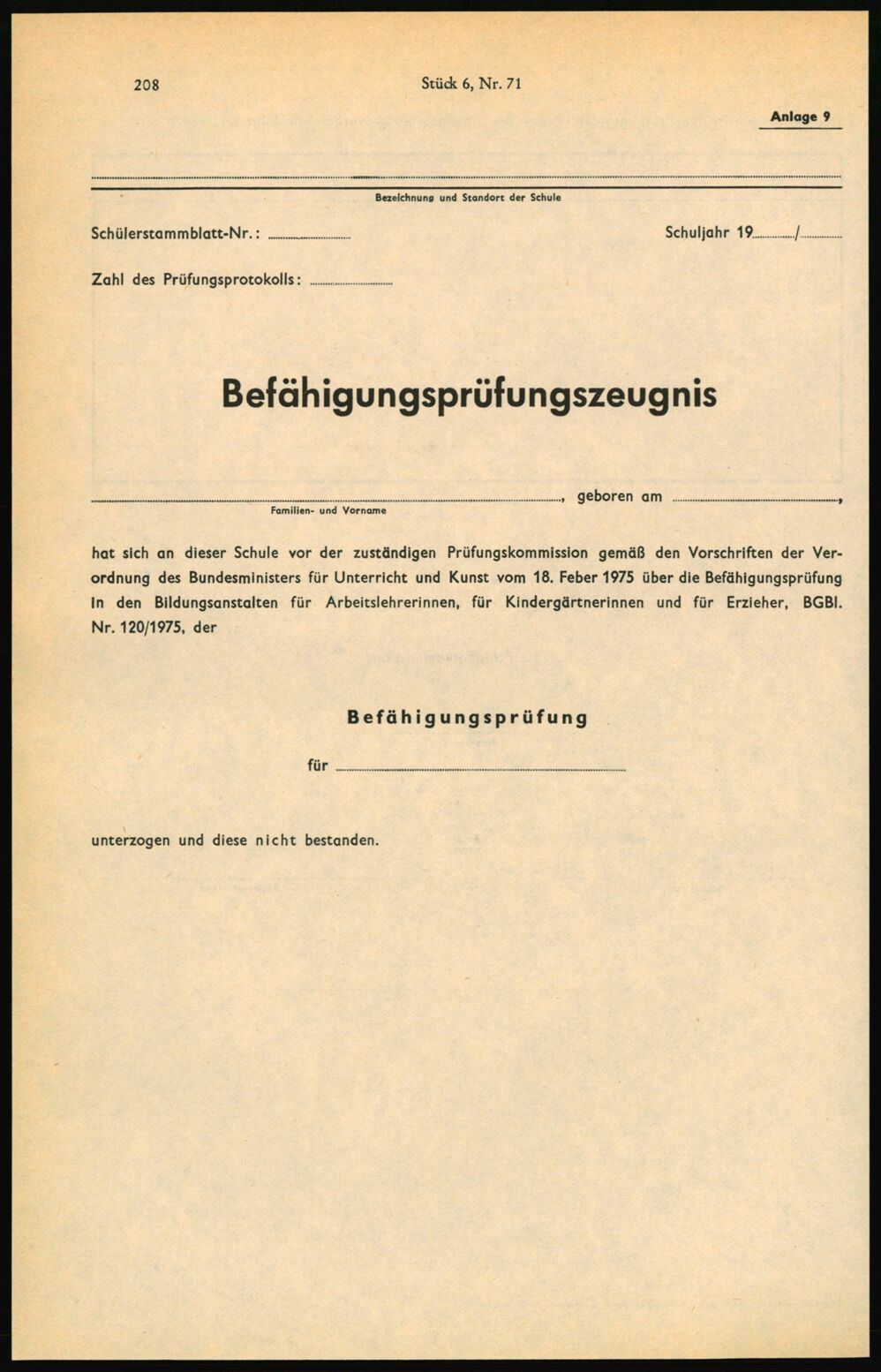 Vollanzeige