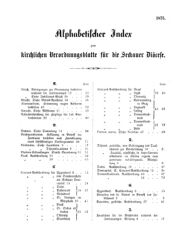 Übersicht: Alphabetischer Index